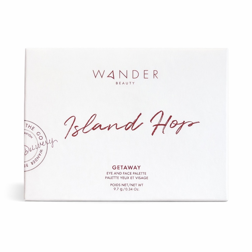 Wander Beauty Island Hop Getaway Eye & Face Palette 9.7 g Travel Makeup Palette
